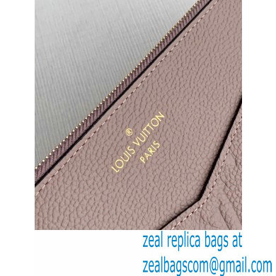 Louis Vuitton Monogram Empreinte Pochette Melanie MM Pouch Clutch Bag M68707 Tourterelle Beige 2020