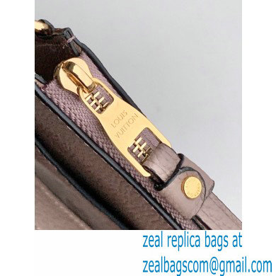 Louis Vuitton Monogram Empreinte Pochette Melanie MM Pouch Clutch Bag M68707 Tourterelle Beige 2020