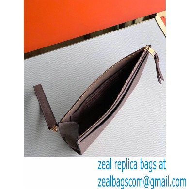 Louis Vuitton Monogram Empreinte Pochette Melanie MM Pouch Clutch Bag M68707 Tourterelle Beige 2020