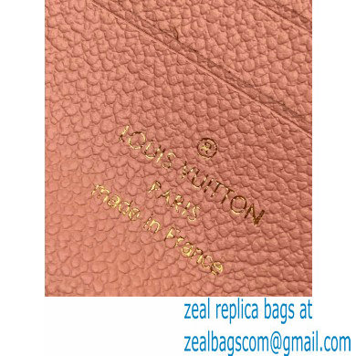 Louis Vuitton Monogram Empreinte Pochette Melanie MM Pouch Clutch Bag Pink 2020