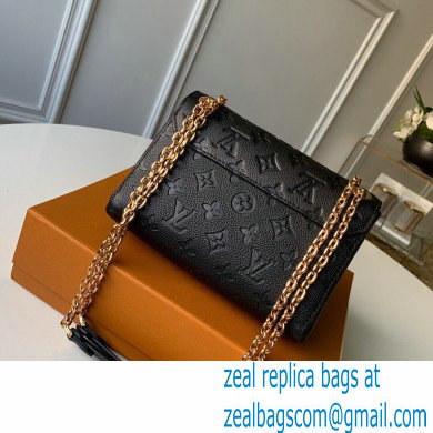 Louis Vuitton Monogram Empreinte Vavin BB Bag M44550 Black - Click Image to Close