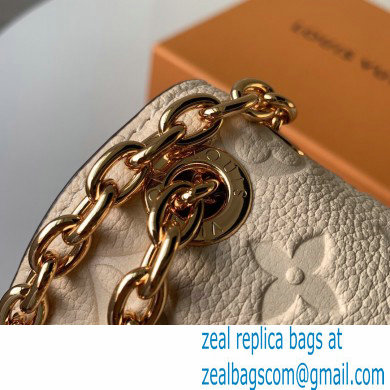 Louis Vuitton Monogram Empreinte Vavin BB Bag M44553 Creme