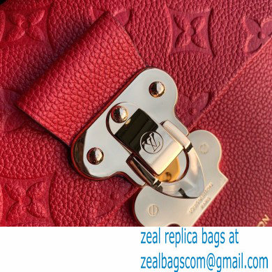 Louis Vuitton Monogram Empreinte Vavin BB Bag M44554 Scarlett Red