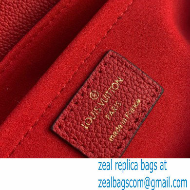 Louis Vuitton Monogram Empreinte Vavin BB Bag M44554 Scarlett Red