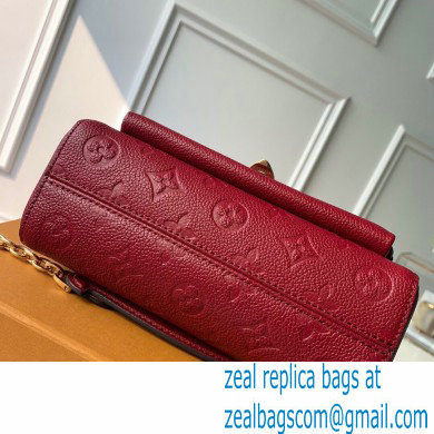 Louis Vuitton Monogram Empreinte Vavin BB Bag M44867 Cherry Berry Red