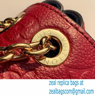 Louis Vuitton Monogram Empreinte Vavin BB Bag M44867 Cherry Berry Red
