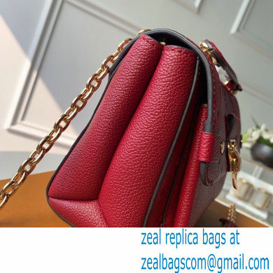 Louis Vuitton Monogram Empreinte Vavin BB Bag M44867 Cherry Berry Red