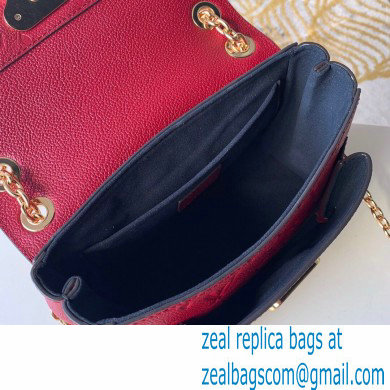 Louis Vuitton Monogram Empreinte Vavin BB Bag M44867 Cherry Berry Red