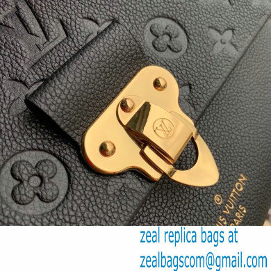 Louis Vuitton Monogram Empreinte Vavin MM Bag M44150 Black - Click Image to Close