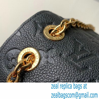Louis Vuitton Monogram Empreinte Vavin MM Bag M44150 Black - Click Image to Close