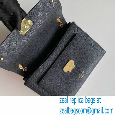 Louis Vuitton Monogram Empreinte Vavin MM Bag M44150 Black - Click Image to Close