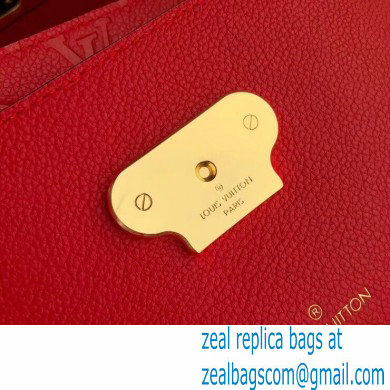 Louis Vuitton Monogram Empreinte Vavin PM Bag M43936 Scarlett Red