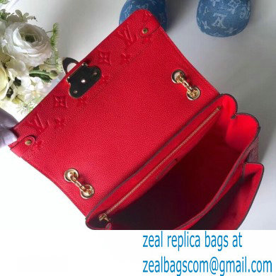 Louis Vuitton Monogram Empreinte Vavin PM Bag M43936 Scarlett Red - Click Image to Close