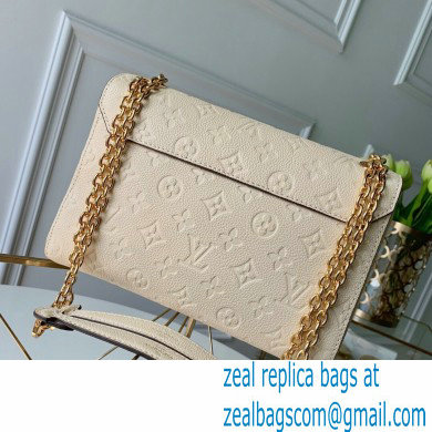 Louis Vuitton Monogram Empreinte Vavin PM Bag M44523 Creme