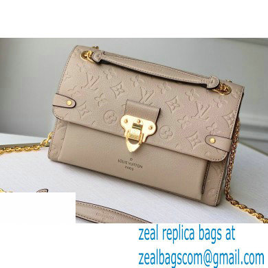 Louis Vuitton Monogram Empreinte Vavin PM Bag M44929 Tourterelle Grey - Click Image to Close