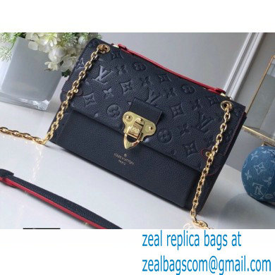 Louis Vuitton Monogram Empreinte Vavin PM Bag M52271 Marine Rouge - Click Image to Close