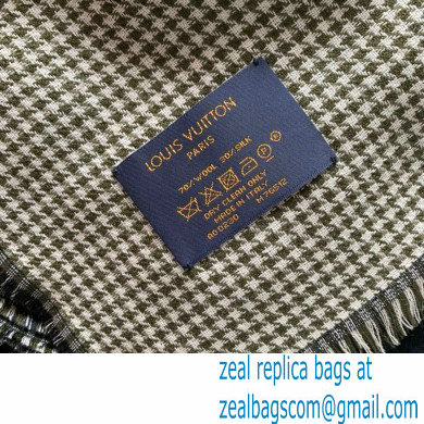 Louis Vuitton Pied-De-Poule Stole Scarf 200x70cm M76512 Gris 2020