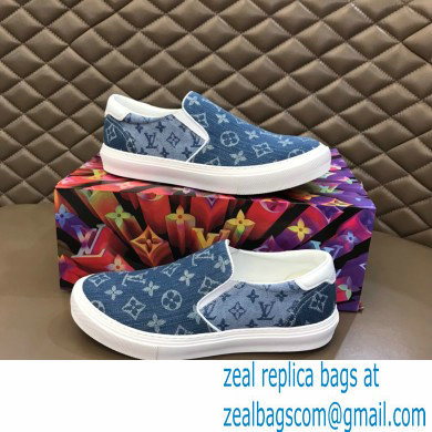 Louis Vuitton Trocadero Men's Slip-On Sneakers Top Quality 02
