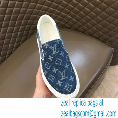 Louis Vuitton Trocadero Men's Slip-On Sneakers Top Quality 02