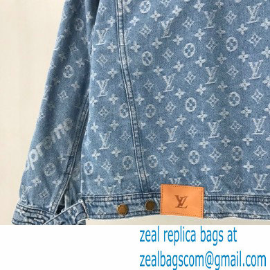 Louis Vuitton x Supreme Monogram Denim Jacket 2020 - Click Image to Close