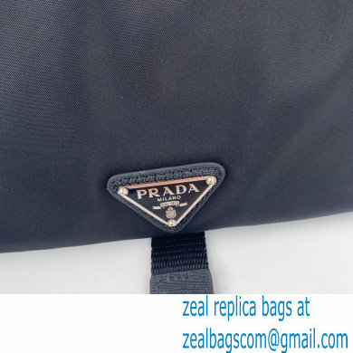 Prada Nylon Pouch Clutch Bag 2VH011 Black 2020 - Click Image to Close