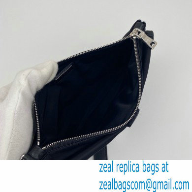 Prada Nylon Pouch Clutch Bag 2VH011 Black 2020