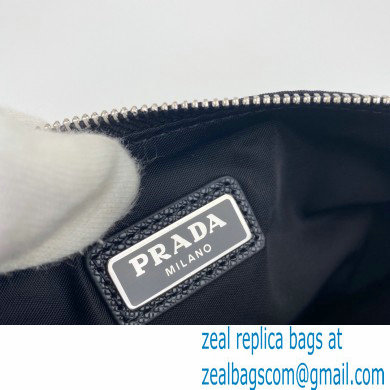 Prada Nylon Pouch Clutch Bag 2VH011 Black 2020 - Click Image to Close