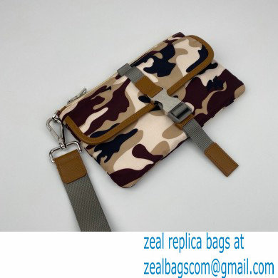 Prada Nylon Pouch Clutch Bag 2VH011 Camo 2020