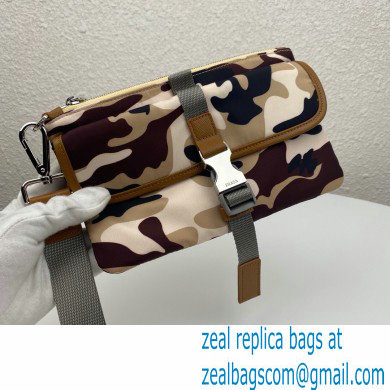 Prada Nylon Pouch Clutch Bag 2VH011 Camo 2020