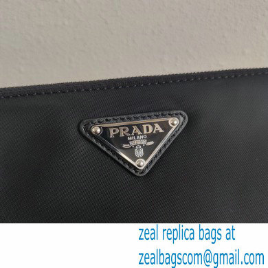 Prada Padded Nylon Mini Bag with Chain Strap 1BP044 Black 2020 - Click Image to Close