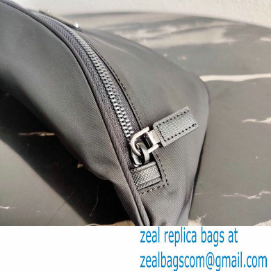 Prada Re-Nylon and Saffiano Leather Belt Bag 2VL033 Black 2020 - Click Image to Close