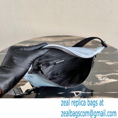 Prada Re-Nylon and Saffiano Leather Belt Bag 2VL033 Light Blue 2020