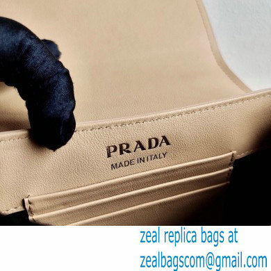 Prada Saffiano Leather Shoulder Bag 1BD275 Beige 2020