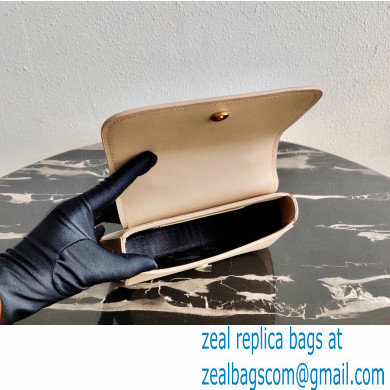 Prada Saffiano Leather Shoulder Bag 1BD275 Beige 2020
