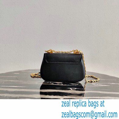 Prada Saffiano Leather Shoulder Bag 1BD275 Black 2020