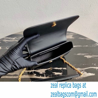 Prada Saffiano Leather Shoulder Bag 1BD275 Black 2020