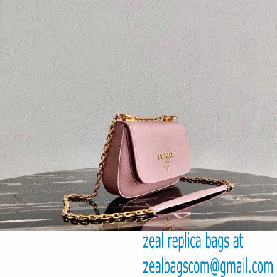 Prada Saffiano Leather Shoulder Bag 1BD275 Pink 2020 - Click Image to Close