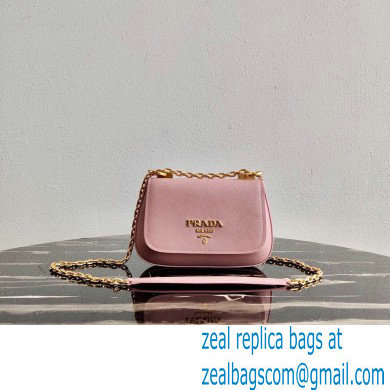 Prada Saffiano Leather Shoulder Bag 1BD275 Pink 2020 - Click Image to Close