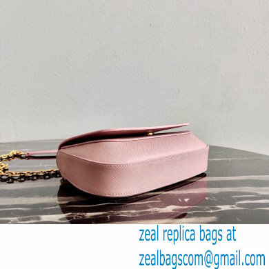 Prada Saffiano Leather Shoulder Bag 1BD275 Pink 2020