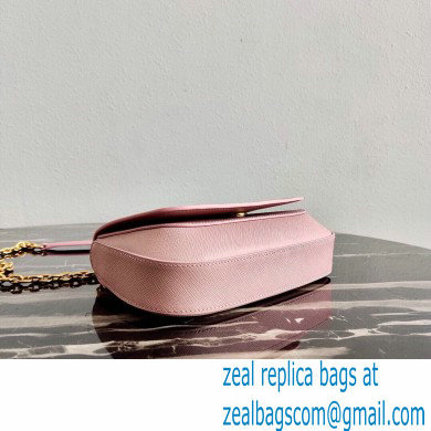 Prada Saffiano Leather Shoulder Bag 1BD275 Pink 2020 - Click Image to Close