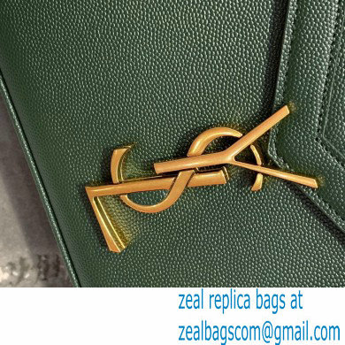 Saint Laurent Cassandra Top Handle Medium Bag in Grained Leather 578000 green 2020