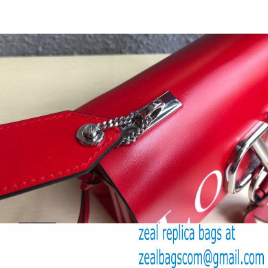 Valentino Small Love VRing Shoulder Bag Red 2020
