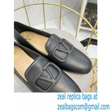 Valentino Vlogo Loafers Calfskin Black 2020