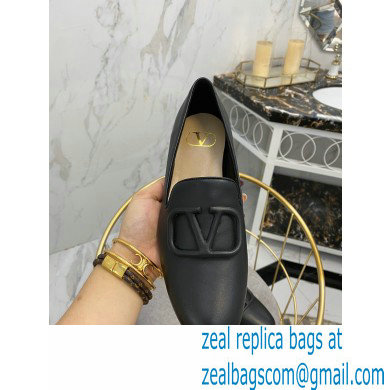 Valentino Vlogo Loafers Calfskin Black 2020