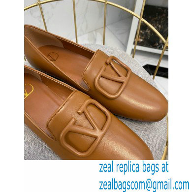 Valentino Vlogo Loafers Calfskin Brown 2020