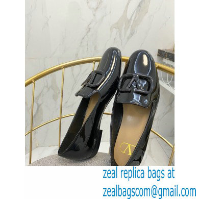 Valentino Vlogo Loafers Patent Black 2020