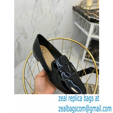 Valentino Vlogo Loafers Patent Black 2020