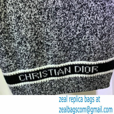 dior Blue and Gray Cashmere and Wool V-Neck Sleeveless Sweater 2020 - Click Image to Close