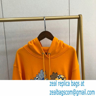 louis vuitton lions and birds sweatshirt orange 2020 - Click Image to Close