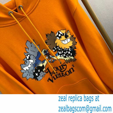 louis vuitton lions and birds sweatshirt orange 2020 - Click Image to Close